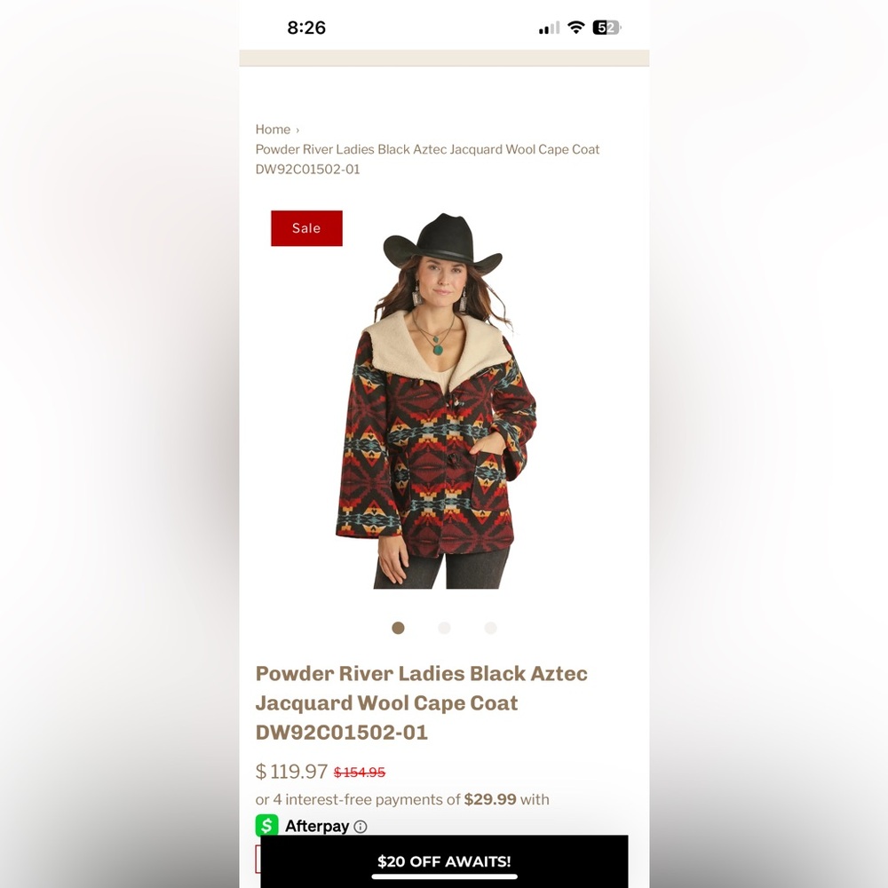 Powder River Outfitters coat